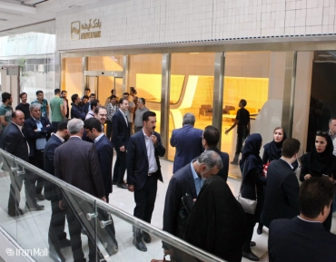 ساخت درب اتوماتیک بانک اینده شعبه ایران مال